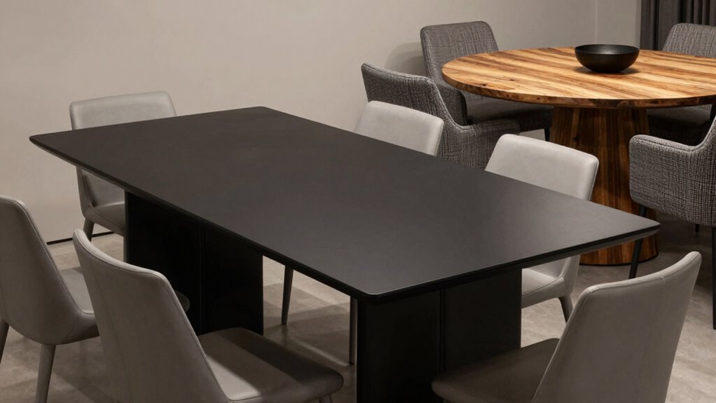 table shapes suit interior styles