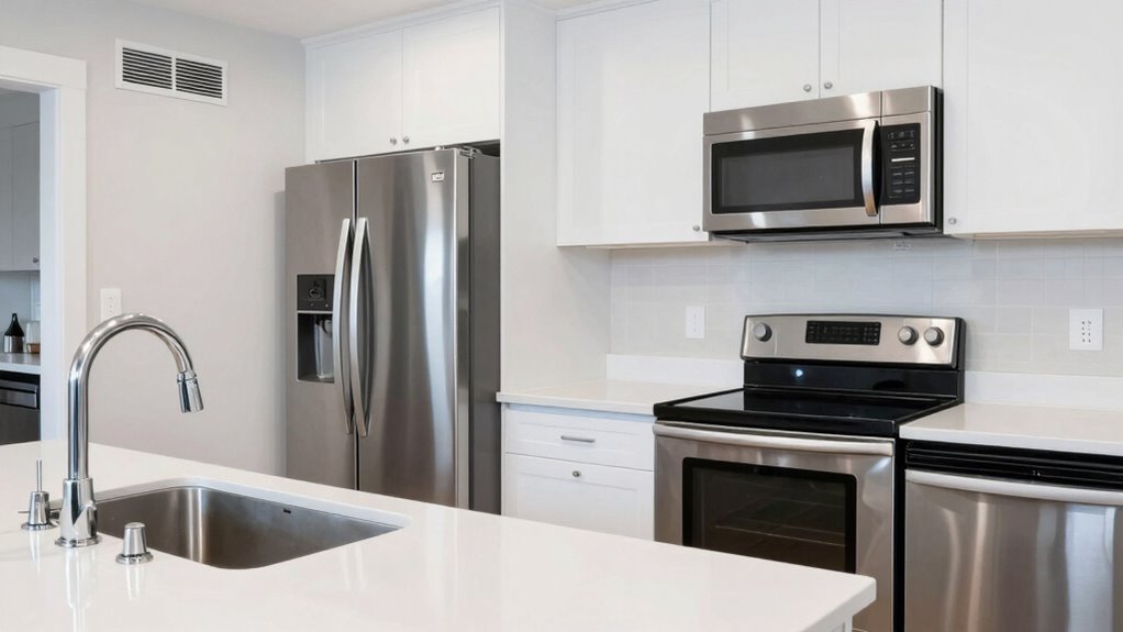 test appliances and plumbing
