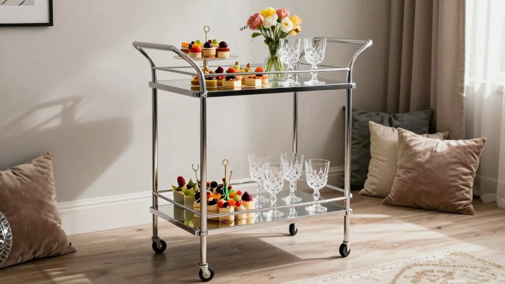 theme coordinated serving displays
