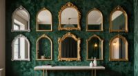 top entryway arched mirrors