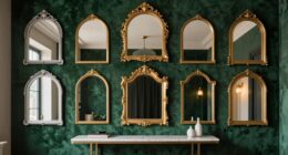 top entryway arched mirrors