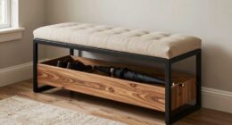 top entryway storage benches