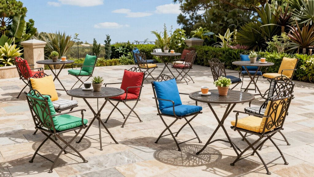 top folding bistro sets