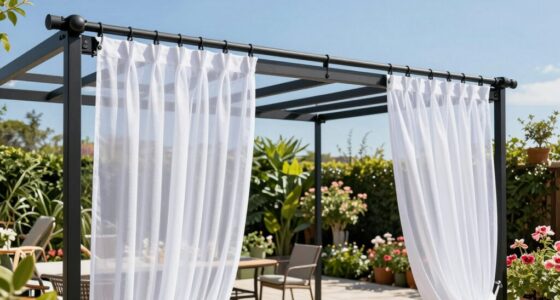 top outdoor curtain rod options