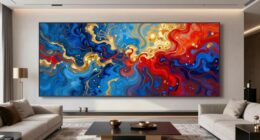 top oversized living room art