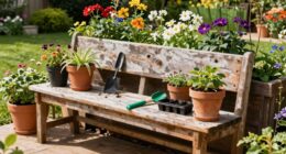 top patio potting benches