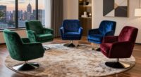 top swivel living room chairs