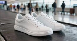 top white travel sneakers