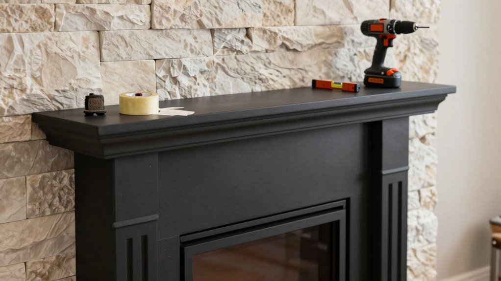 update fireplace surround safely