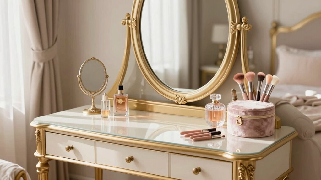vanity tables are fashionable again
