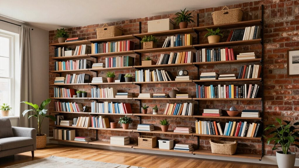 vertical storage maximizes space