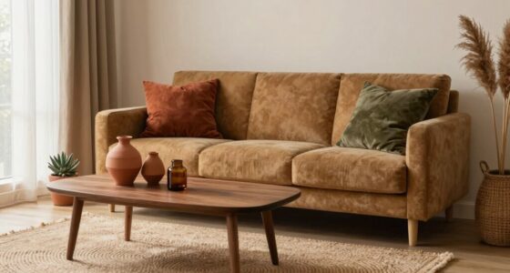 vibrant earth tone decor