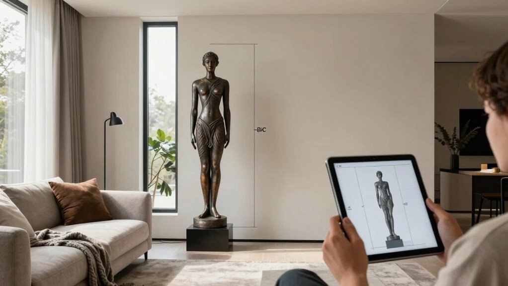 visualize large decor effectively