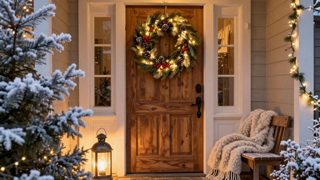 winter decor creates cozy ambiance