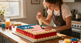 Martha's Giant Flag Cake Served 250 Guests—Here's How to Make It Yourself