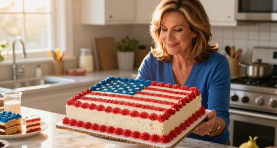 Martha Stewart Serves Huge American Flag Cake with 250 Pieces for Founding Father-Themed Party