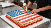 Martha Stewart Serves Huge American Flag Cake with 250 Pieces for Founding Father-Themed Party