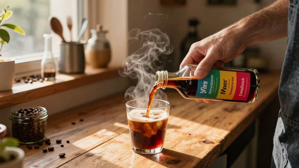 flavored coffee syrups