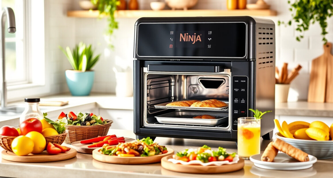 Summer Grilled Veggie Pizza with Ninja Foodi XL Pro Air Oven