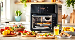 Summer Grilled Veggie Pizza with Ninja Foodi XL Pro Air Oven