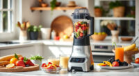 Fresh Summer Smoothie with the Ninja BC151EM Blast Portable Blender
