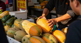 Kashgar Melons Enter Hong Kong Market For First Time-中新网 - Xj.chinanews.com.cn