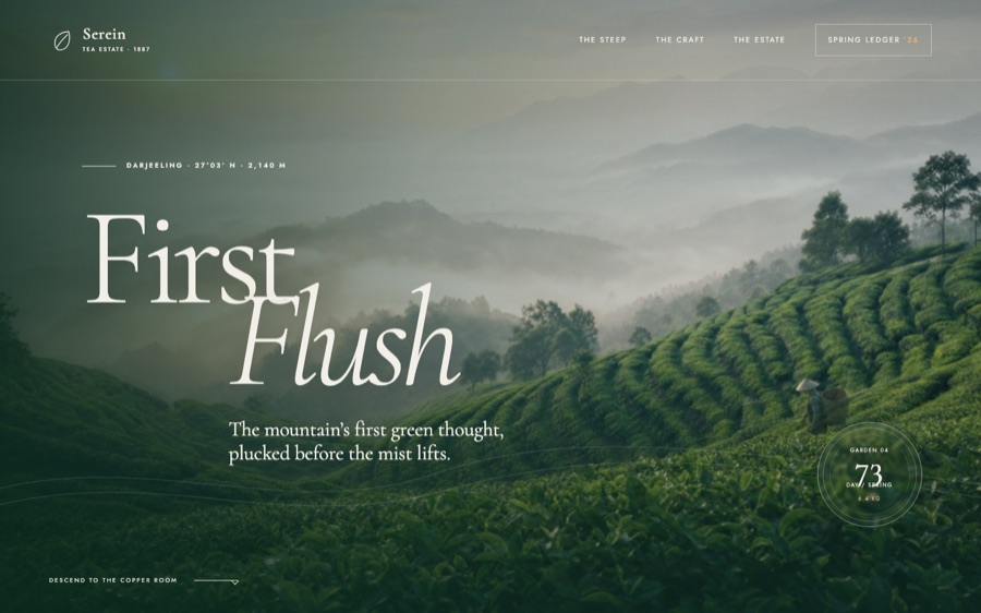 First Flush — Serein Tea Estate — Unified State Interaction