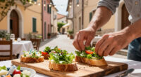 Bruschette Di Lattuga Con Insalata Alla Greca