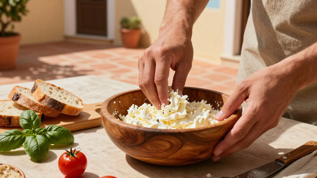 Cheesecake Salata Con Gorgonzola E Stracciatella