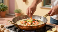 Risotto Con Gamberi, Zenzero E Capperi