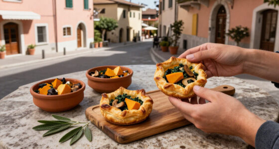 Cestini Di Pasta Sfoglia Con Verdure Autunnali