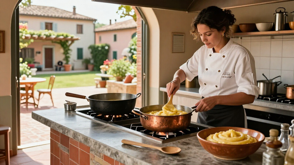 Sunday Polenta: Creamy First, Grilled Later — One Pot, Two Meals